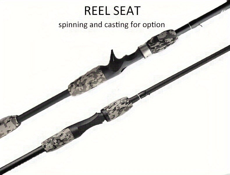 Conjunto de varas de pescar spinning/casting - 1,8 m/6', 2,1 m/7', 2,4 m/8'..