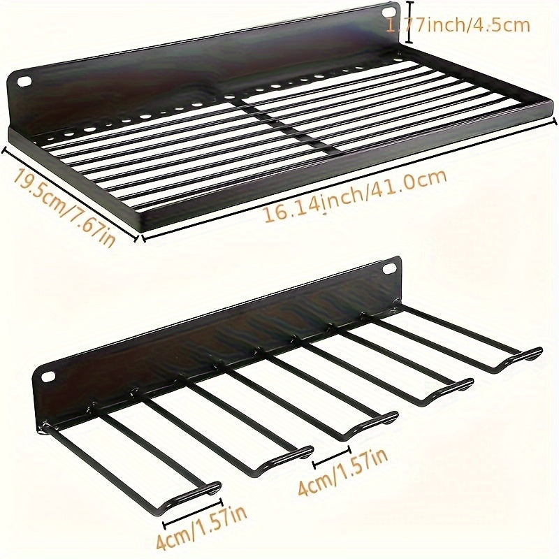 Organizador de ferramentas elétricas de metal resistente com 4/7 suportes.