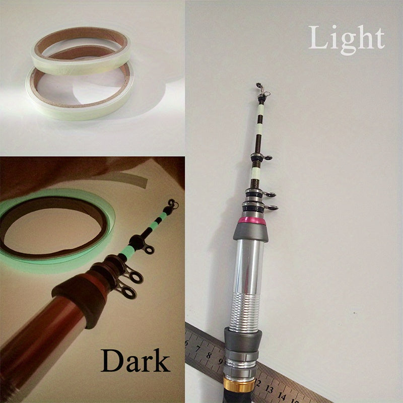 rolo de fita luminoso para vara de pesca aumenta sua visibilidade
