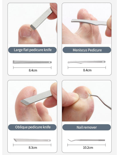 Conjunto de cortador de unhas com 11/26 peças Conjunto de manicure