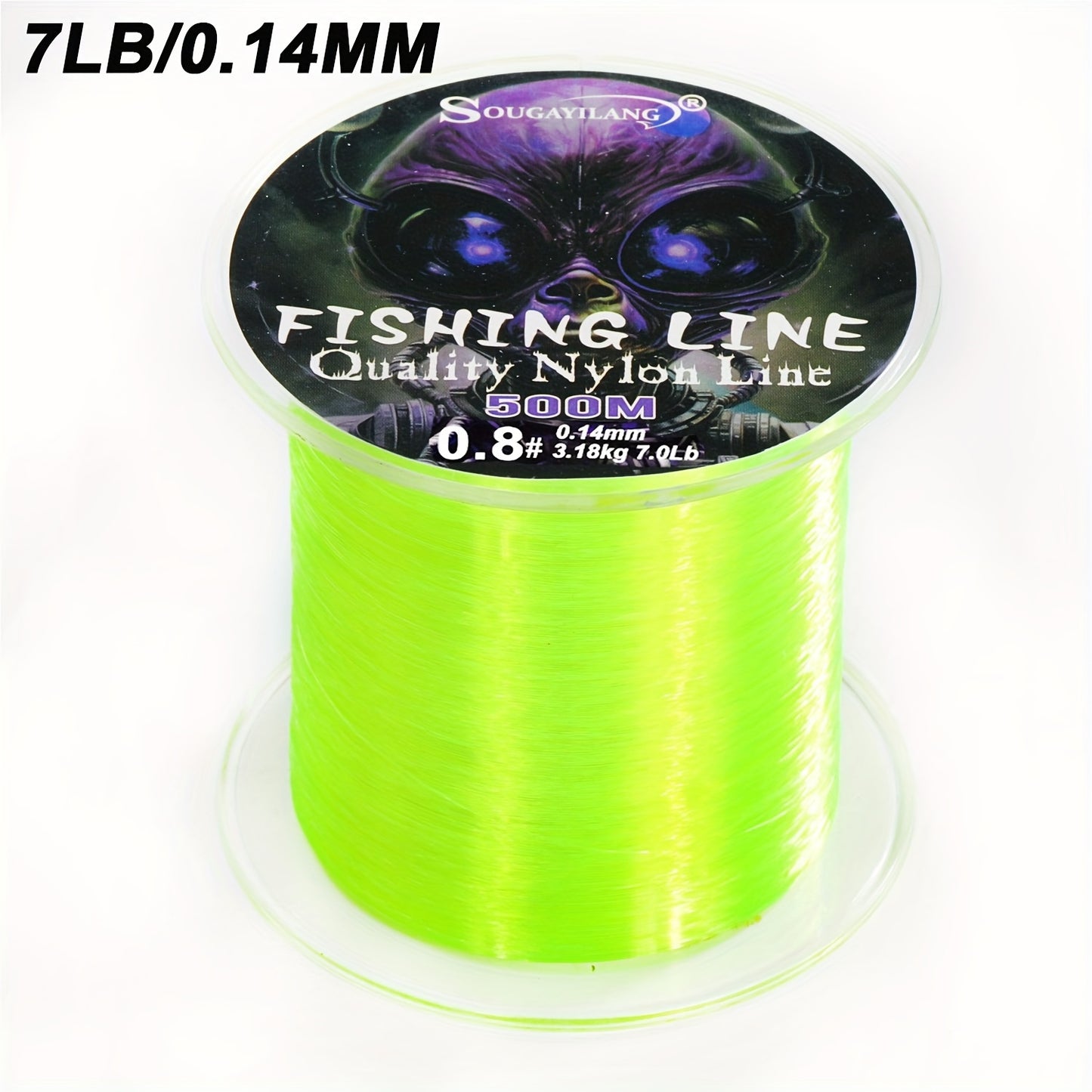 Linha de pesca de nylon ultradurável de 547 jardas/500 m da Sougayilang
