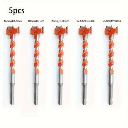 5 peças, brocas abridoras de furos premium para marcenaria.