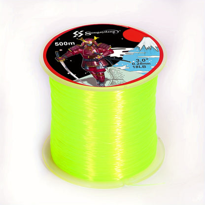 Linha de pesca de nylon monofilamento premium Sougayilang 4X, 500 m/546 jardas,