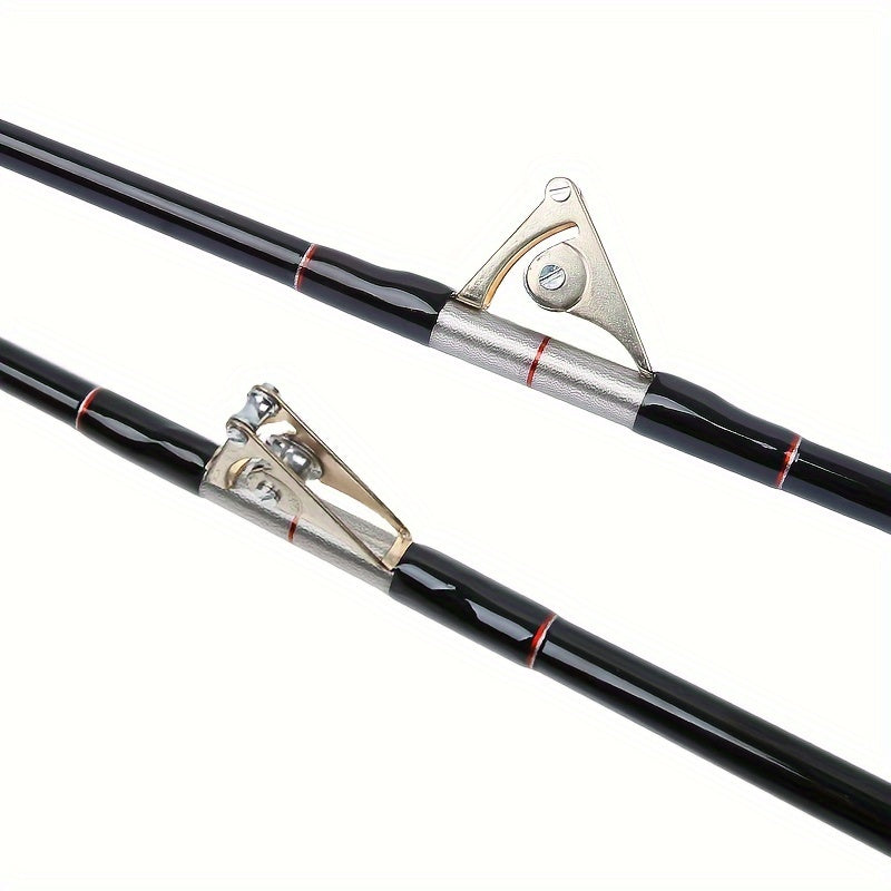 Vara de pesca de corrico de 2 seções, vara de pesca de garoupa, vara de pesca lenta , 150-250 libras, 1,6 m/5,25 pés, 1,8 m/5,91 pés, 2,1 m/6,89 pés
