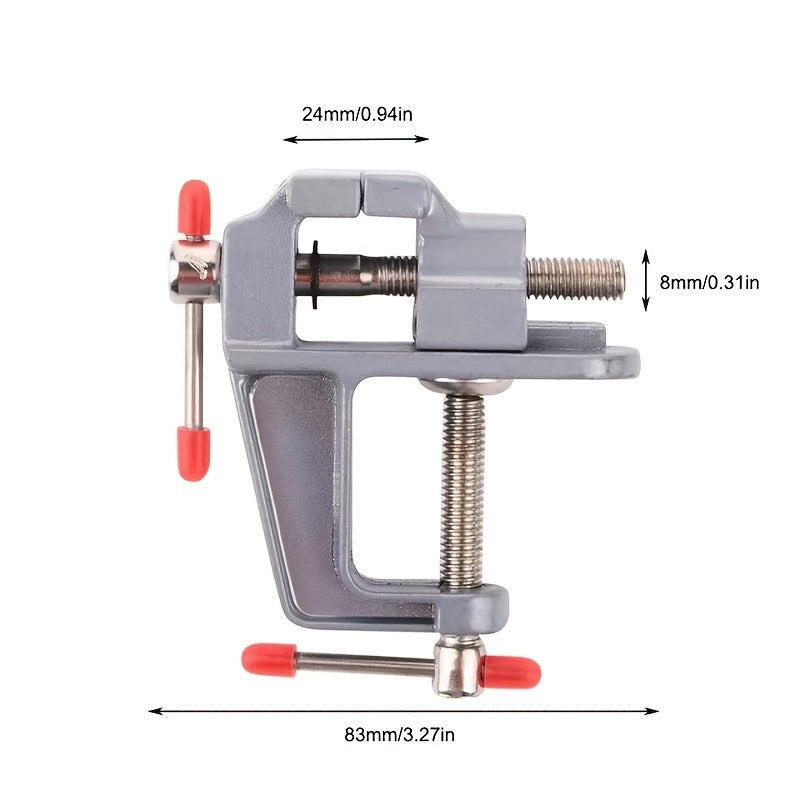 [Mini torno de bancada durável de 30 mm] Novo mini torno de bancada de alumínio FERRAMENTA IDEAL