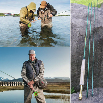 Vara de pesca com mosca Sougayilang 5/6WT em grafite