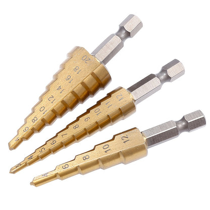 Aumente seu poder de perfuração com este conjunto de brocas escalonadas