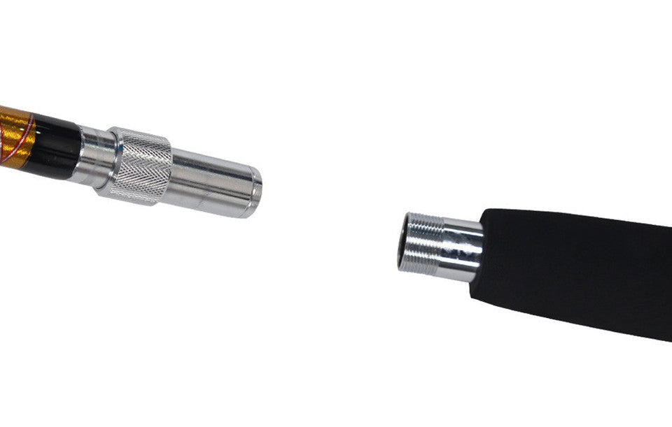 Vara de pesca de corrico de 2 seções - Vara de pesca de jigging lento em água salgada para garoupas, 80-180 libras/100-200 libras, 165 cm/5,4 pés de comprimento