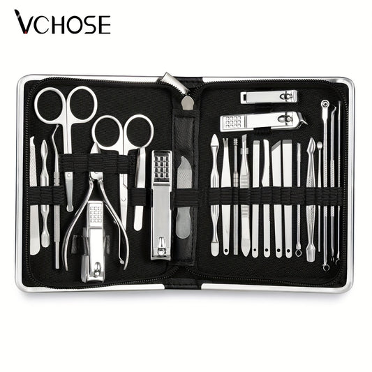 Conjunto de cortador de unhas com 11/26 peças Conjunto de manicure