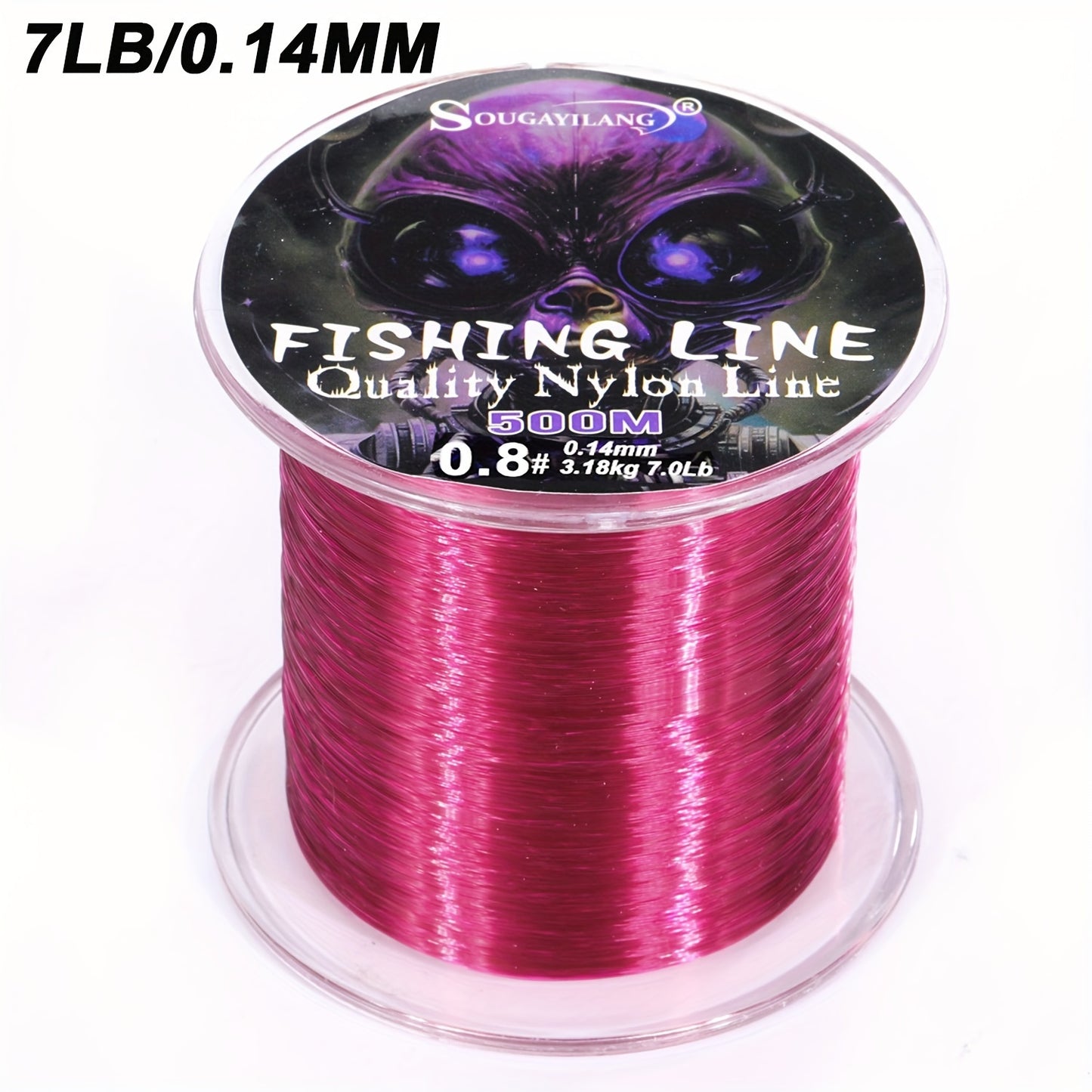 Linha de pesca de nylon ultradurável de 547 jardas/500 m da Sougayilang