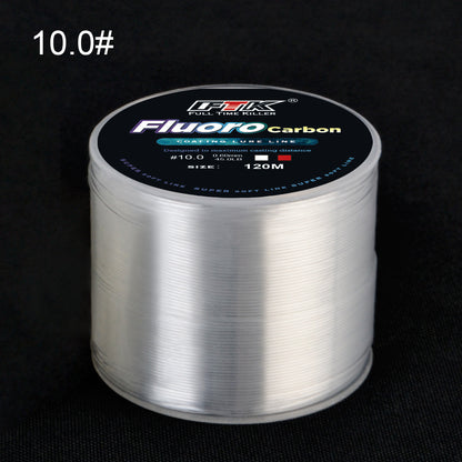 Linha de pesca de carpa monofilamento de nylon com revestimento de microfluorcar