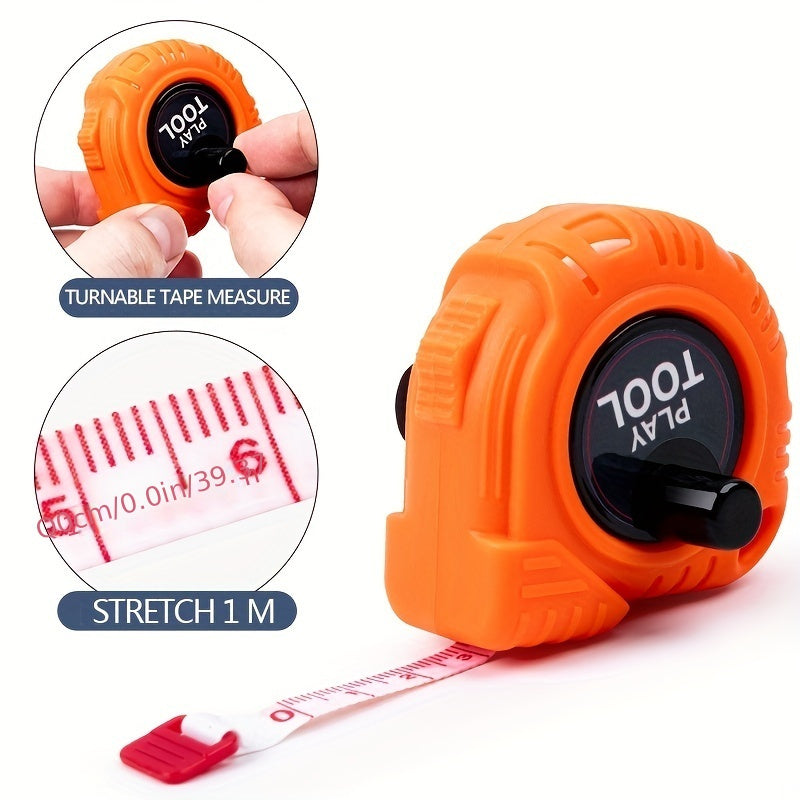 Conjunto de caixa de ferramentas para crianças com 39/42/68 peças de furadeira elétrica de brinquedo, ferramentas de reparo de simulação para brinquedos domésticos, brinquedos de estúdio de construção, adequado para meninos e meninas Sucesso Ativo