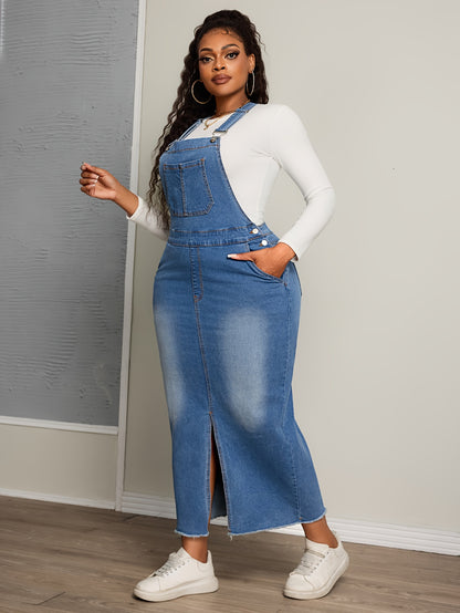 Vestido, jeans elegante  corte reto, costas nuas, vestido casual.