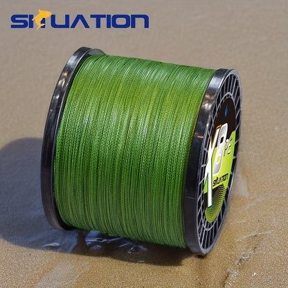 Linha de pesca super forte 1000M/1093YDS - Linha trançada multifilar de PE resistente
