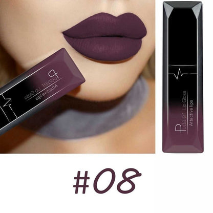 Maquiagem labial, 18 cores, brilho labial super matte,  longa duraçao.