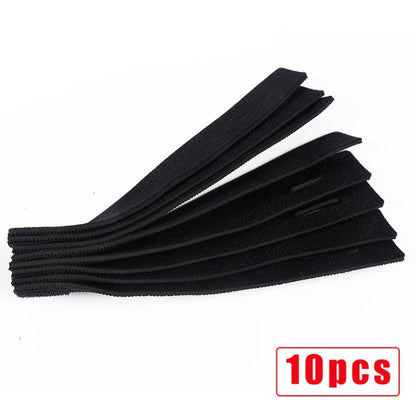 10 peças de cintos para varas de pesca, amarras para varas de spinning, varas de mosca, acessórios para equipamentos de pesca com cordas de fixação