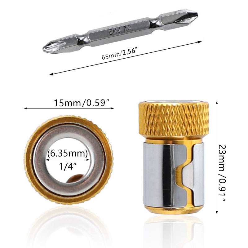 3 peças de suporte magnético para furadeira,