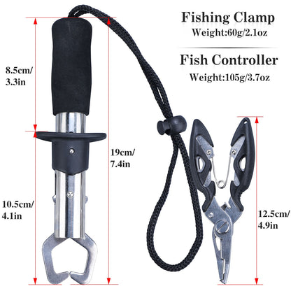 Sougayilang [Estilo Básico] Conjunto de Equipamentos de Pesca, Incluindo Vara de Pesca de Fibra de Carbono de 1,8 m e 5 Seções, Molinete Colorido com Relação de Engrenagem 7.2, Linha de Pesca, Isca de Pesca e Outros Acessórios