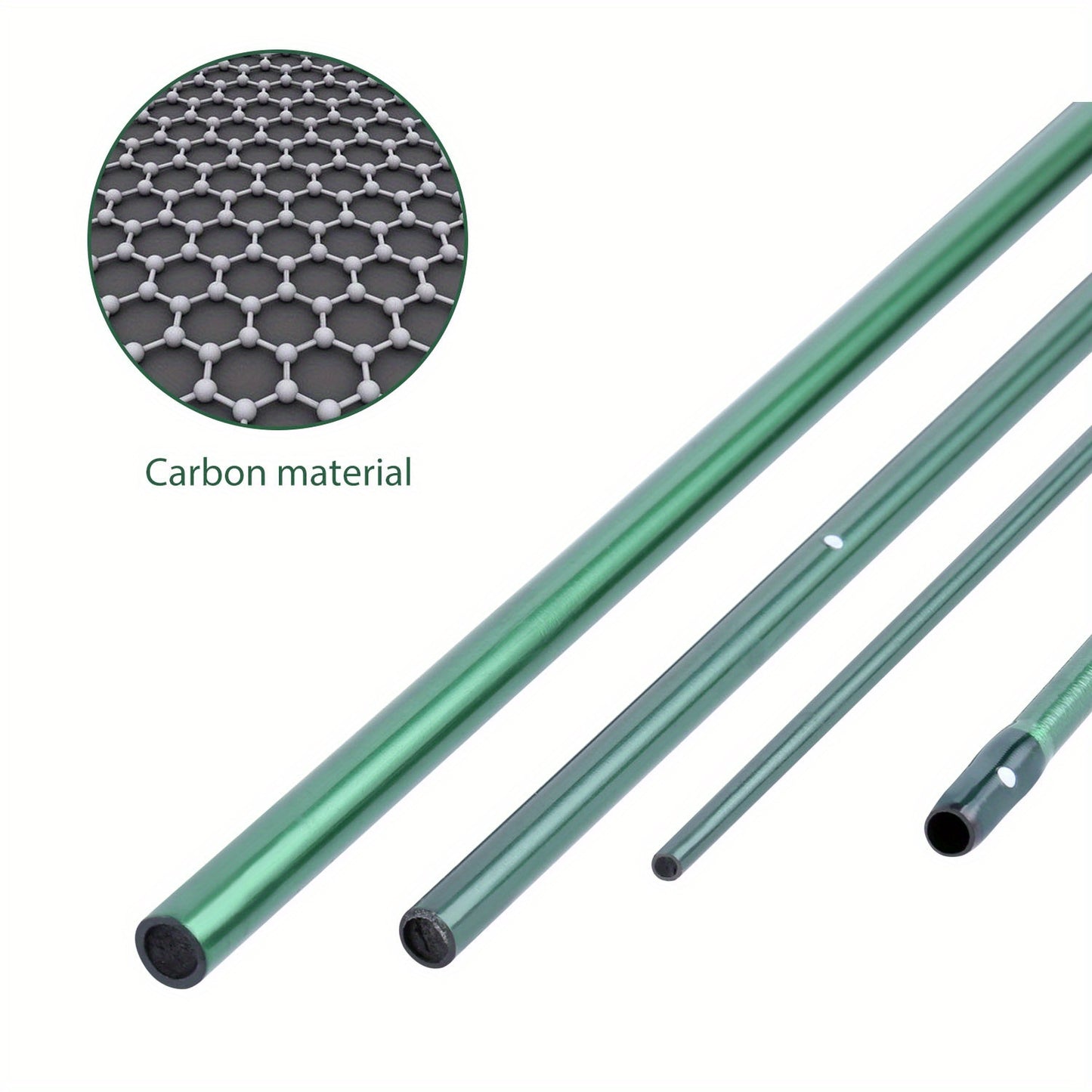 Vara de pesca com mosca Sougayilang Premium de 9 pés - Fibra de carbono 30T, 7/8wt, cabo de cortiça - Ideal para pescadores