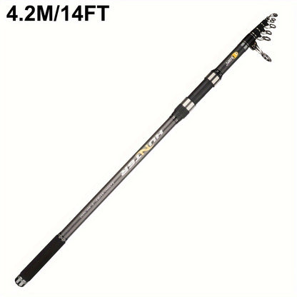 Vara de pesca telescópica BUDEFO Surf Spinning, ideal para  viagem