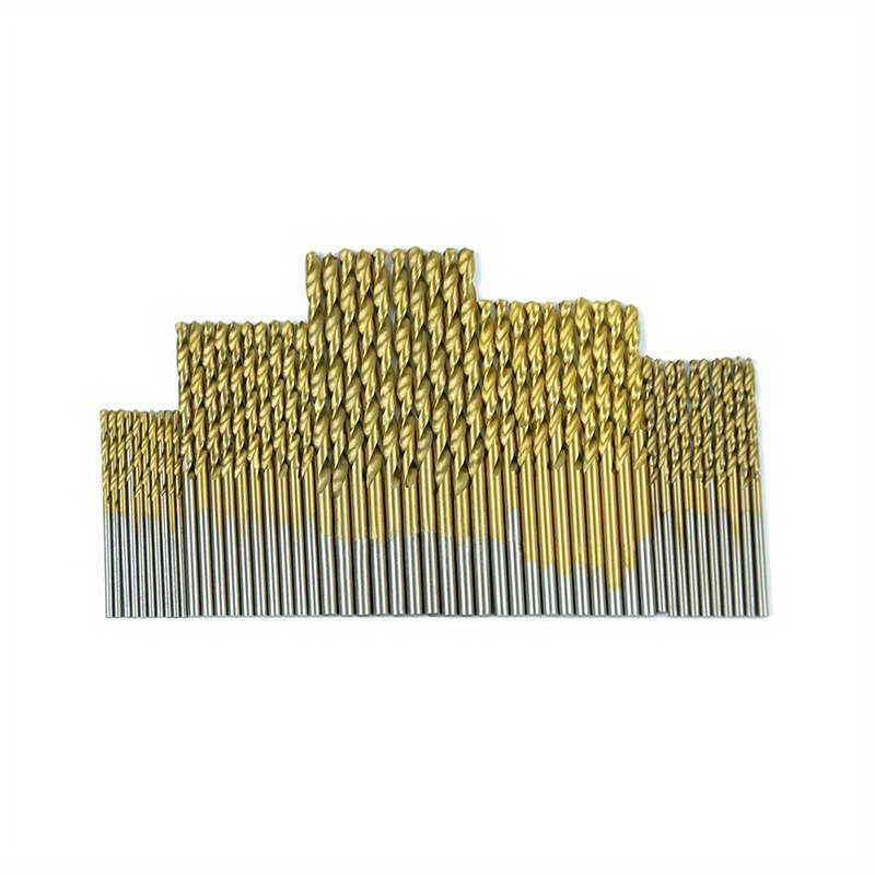 Conjunto de brocas revestidas de titânio com 13/30/50/90 peças, haste sextavada