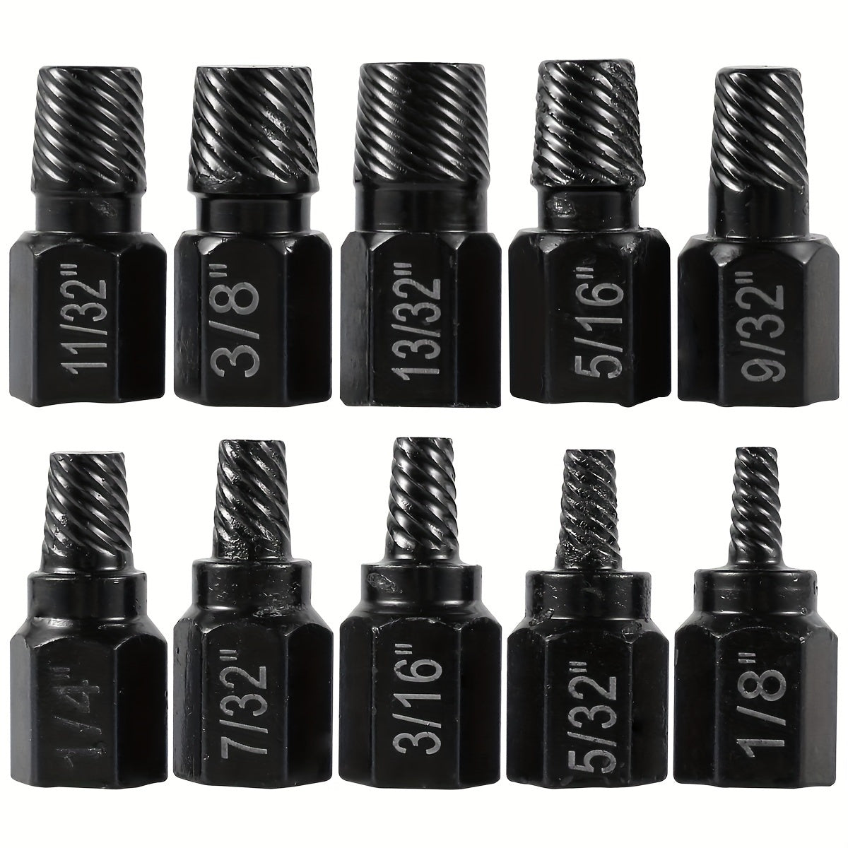 10pcs de extrator de parafusos