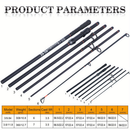 para pescadores avançados. fibra de carbono