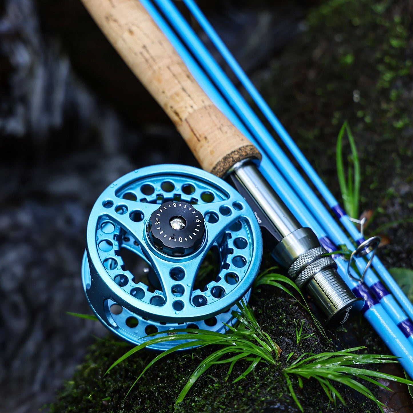 ougayilang Kit de iniciação para pesca com mosca padrão com bolsa
