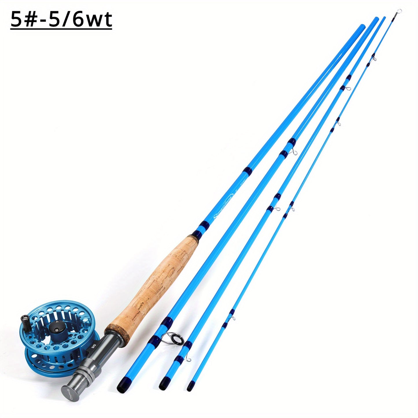 ougayilang Kit de iniciação para pesca com mosca padrão com bolsa