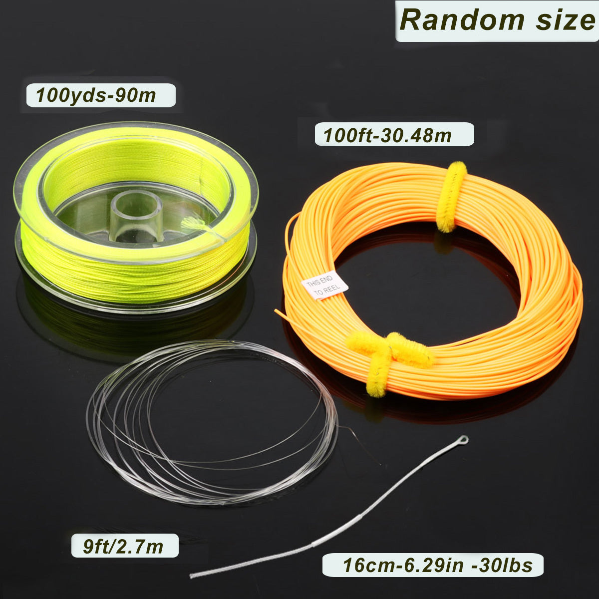 ougayilang Kit de iniciação para pesca com mosca padrão com bolsa