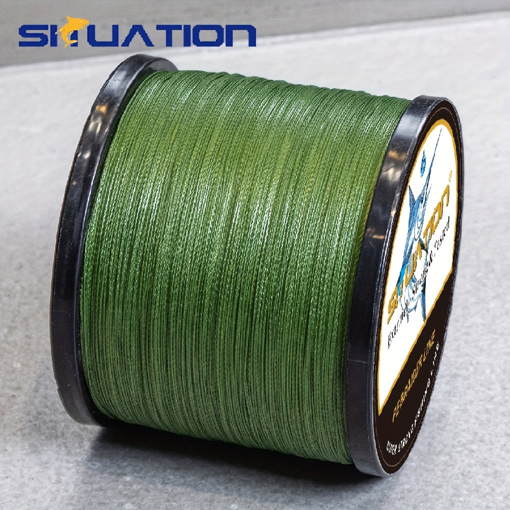 300M/328YDS, 500M/546YDS, linha de pesca super forte, fio trançado multifilar