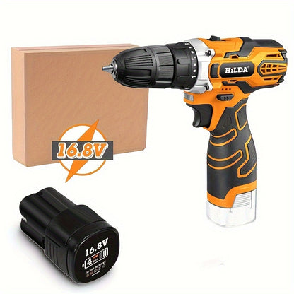 Furadeira elétrica, 1 peça, 12 V, 16,8 V, 21V, furadeira sem fio várias velocidades