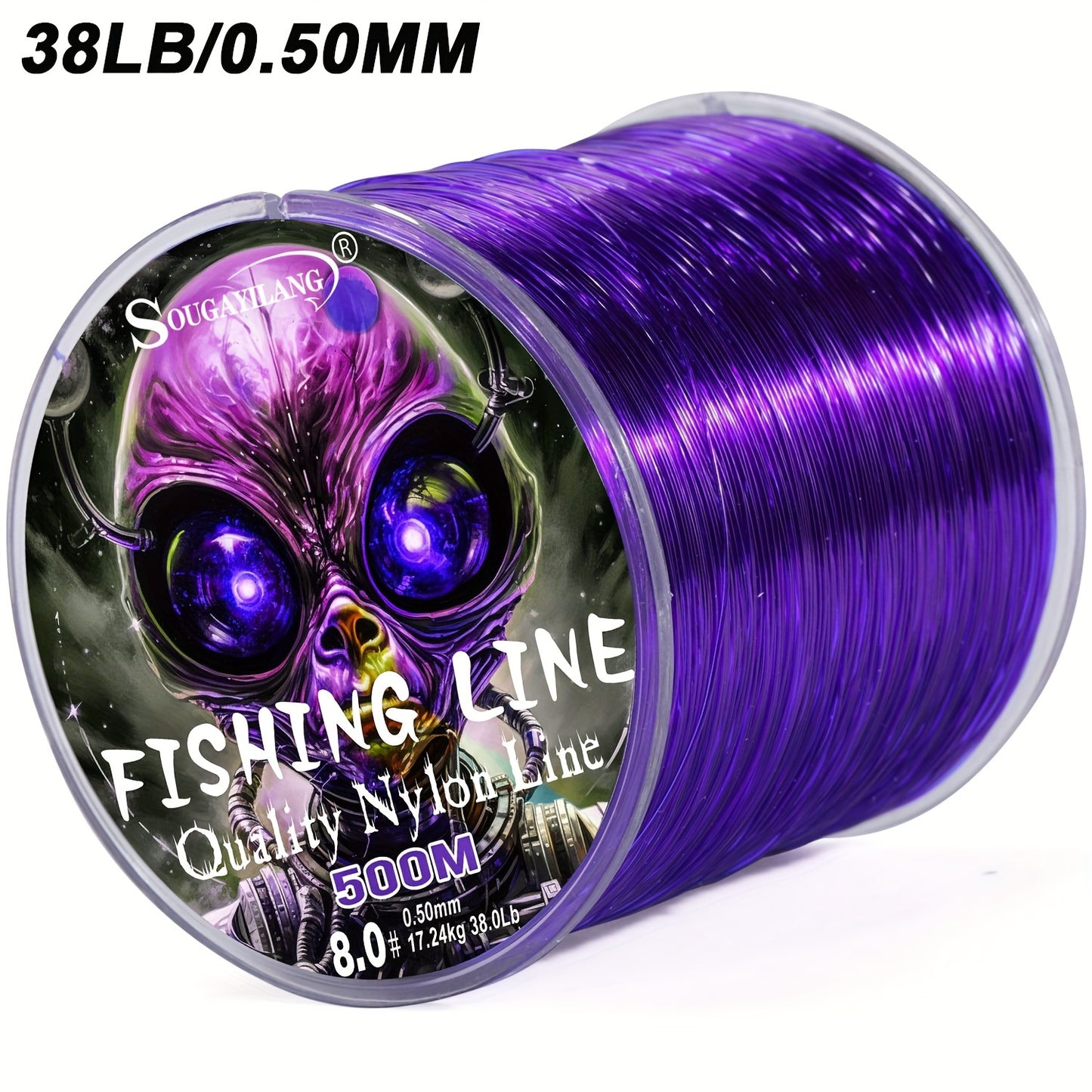 Linha de pesca de nylon ultradurável de 547 jardas/500 m da Sougayilang