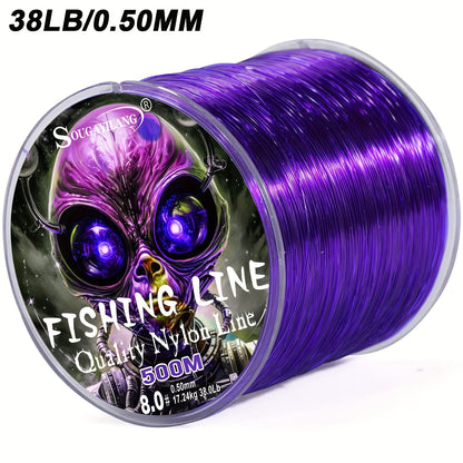 Linha de pesca de nylon ultradurável de 547 jardas/500 m da Sougayilang