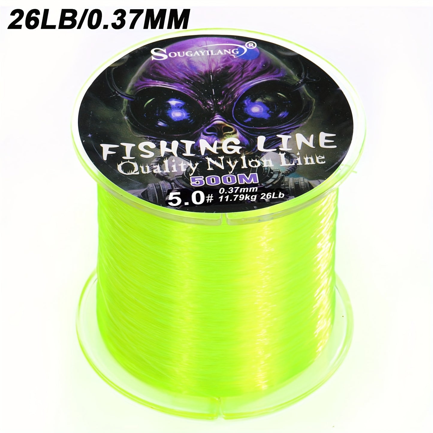 Linha de pesca de nylon ultradurável de 547 jardas/500 m da Sougayilang