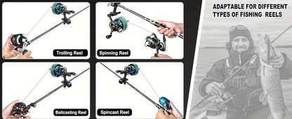 Bobinador de linha de pesca compacto e portátil PLUSINNO com função de desenrolador.