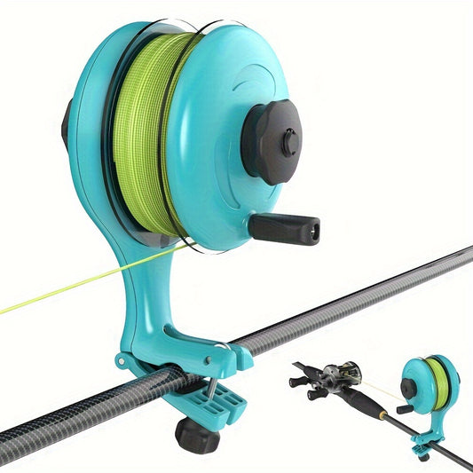 1 peça de enrolador de linha de pesca para carretel de isca e fiação, fácil de carregar