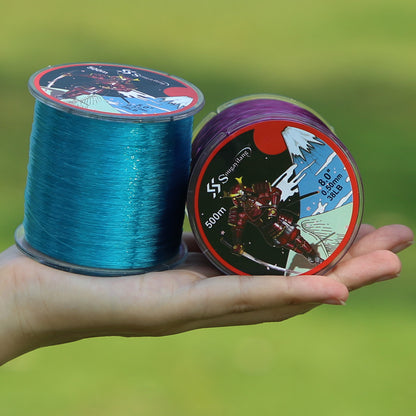 Linha de pesca de nylon monofilamento premium Sougayilang 4X, 500 m/546 jardas,