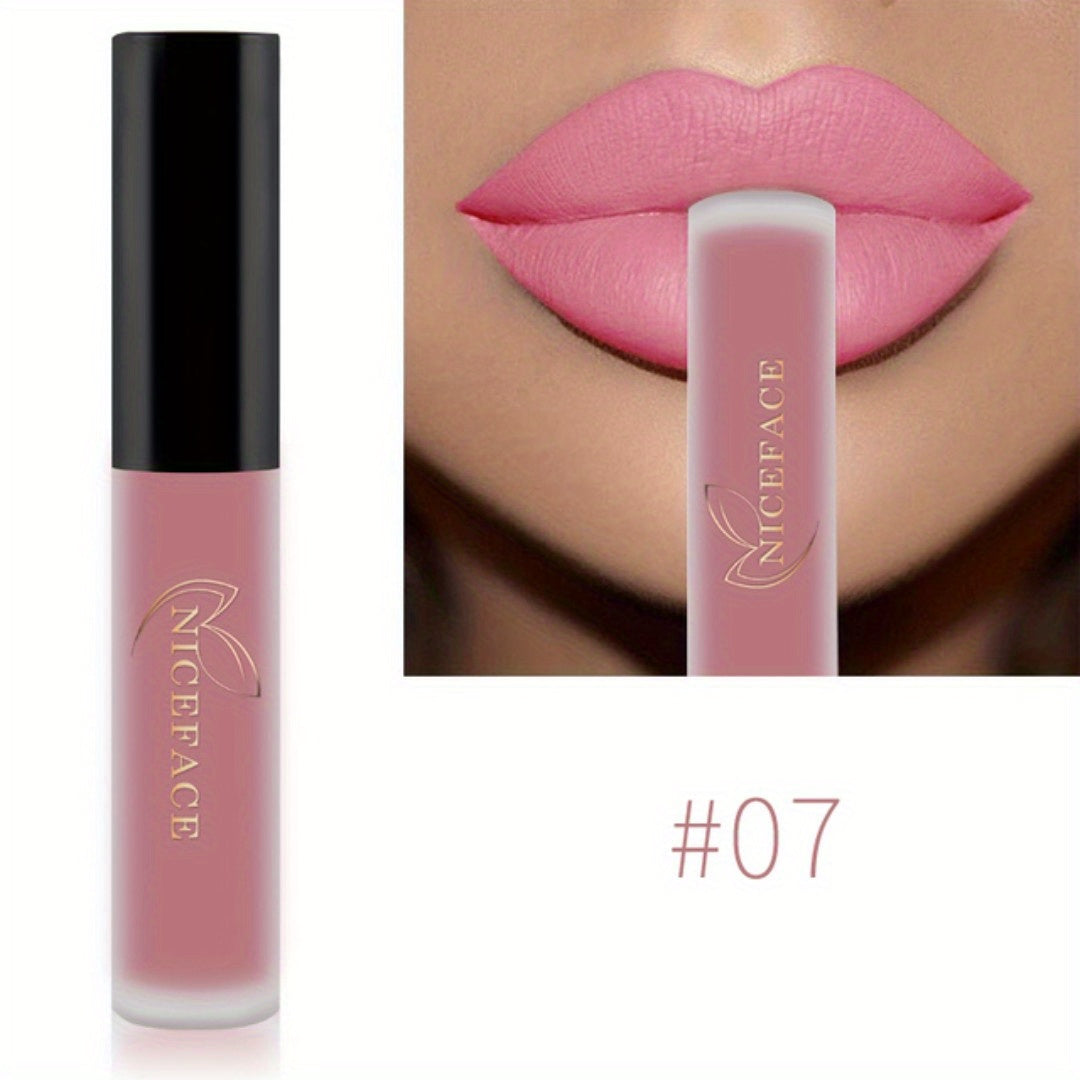 20 cores de batom matte altamente pigmentado.