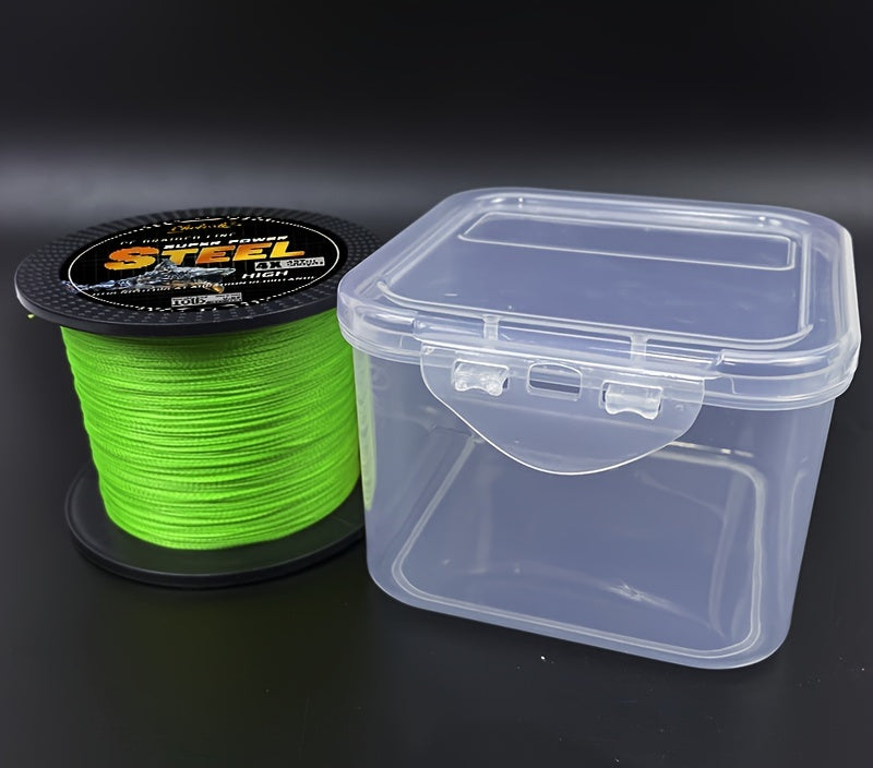 Linha de pesca trançada de PE ultradurável de 4 fios 457M/500YDS de 10 a 100 libras