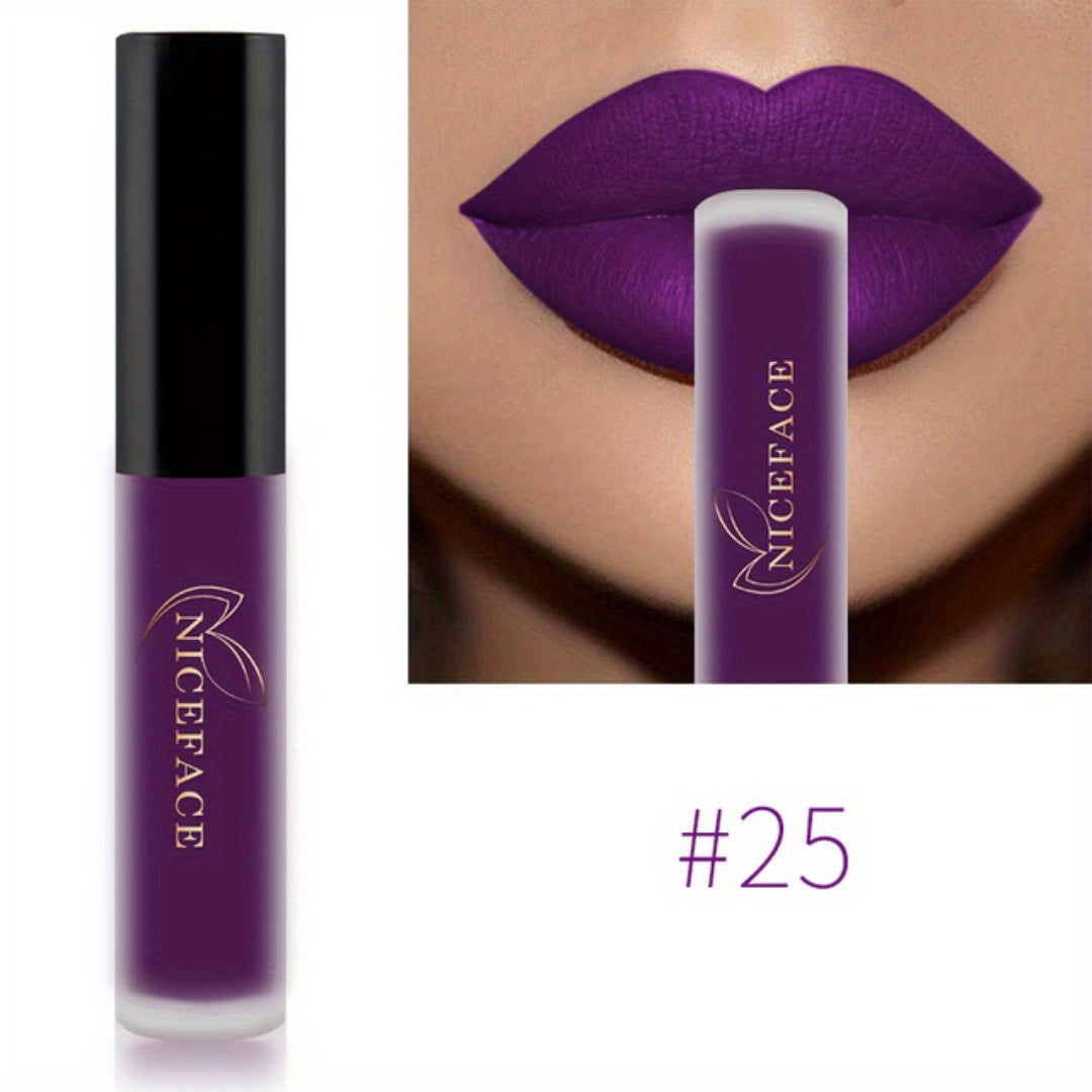 20 cores de batom matte altamente pigmentado.