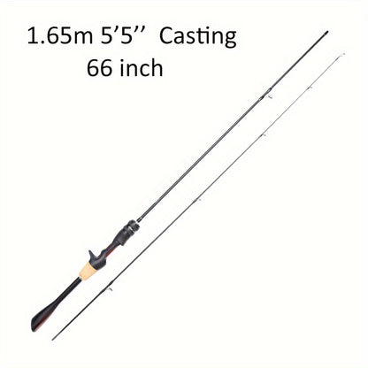 Vara de pesca ultraleve para pesca de crappie com cabo cônico