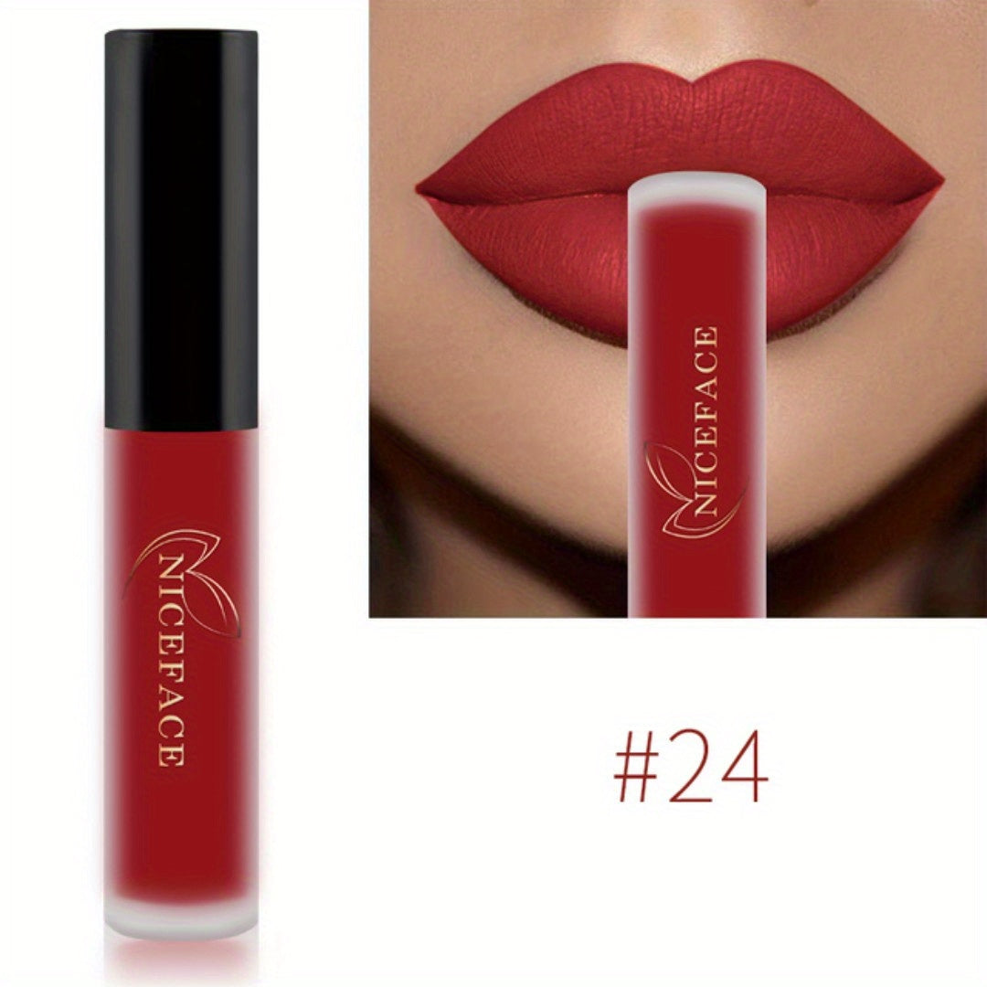 20 cores de batom matte altamente pigmentado.