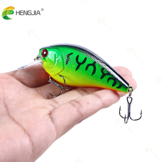 Conjunto de 6 peças de iscas artificiais premium para robalo e lúcio.