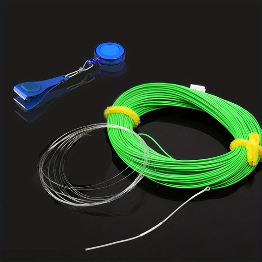 Combo de linha de pesca com mosca Sougayilang - Peso para frente, flutuante