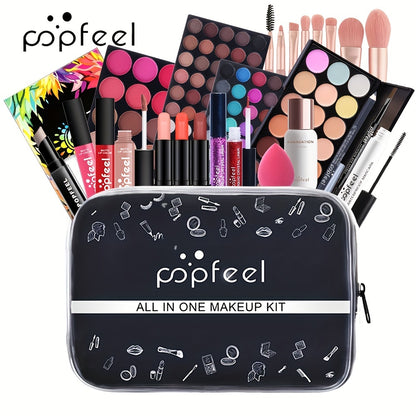 Kit completo de maquiagem para presente.