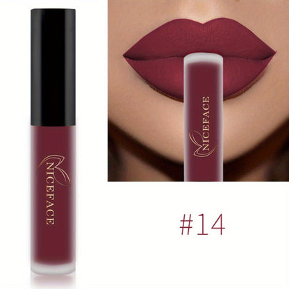 20 cores de batom matte altamente pigmentado.