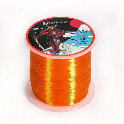Linha de pesca de nylon monofilamento premium Sougayilang 4X, 500 m/546 jardas,