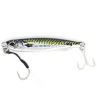 Ultimate Metal Cast Jig Spoon - Isca de pesca impressa em 3D altamente realista com durabilidade 30G/40G/60G.
