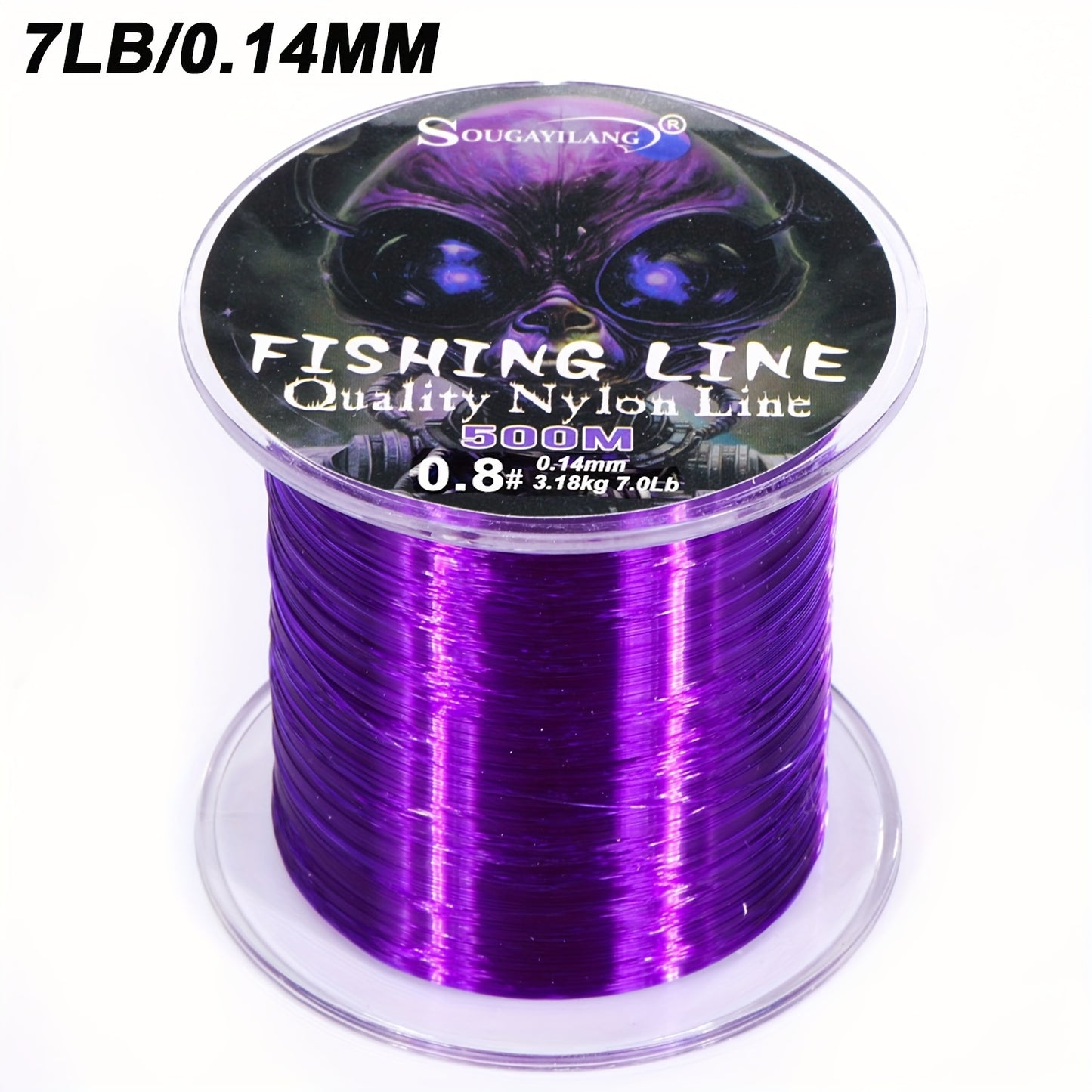 Linha de pesca de nylon ultradurável de 547 jardas/500 m da Sougayilang